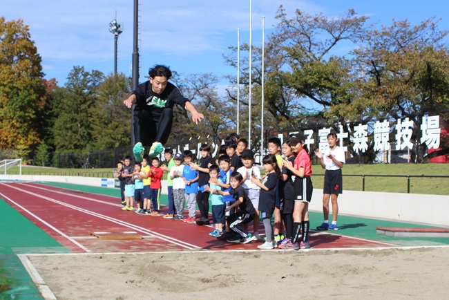 夢の陸上競技体験教室指導