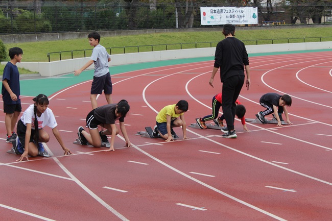 夢の陸上競技体験教室指導